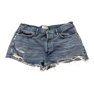 AGOLDE Parker Denim Cut Off Shorts Sz 31 A026C-1206 100% Organic Cotton